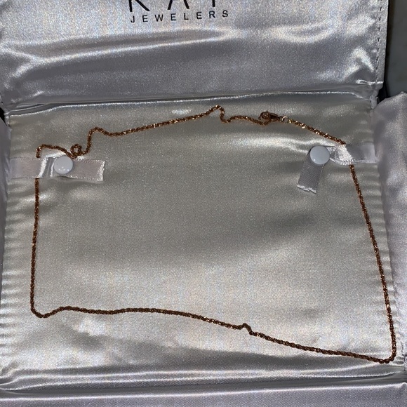 10k rose gold rope chain